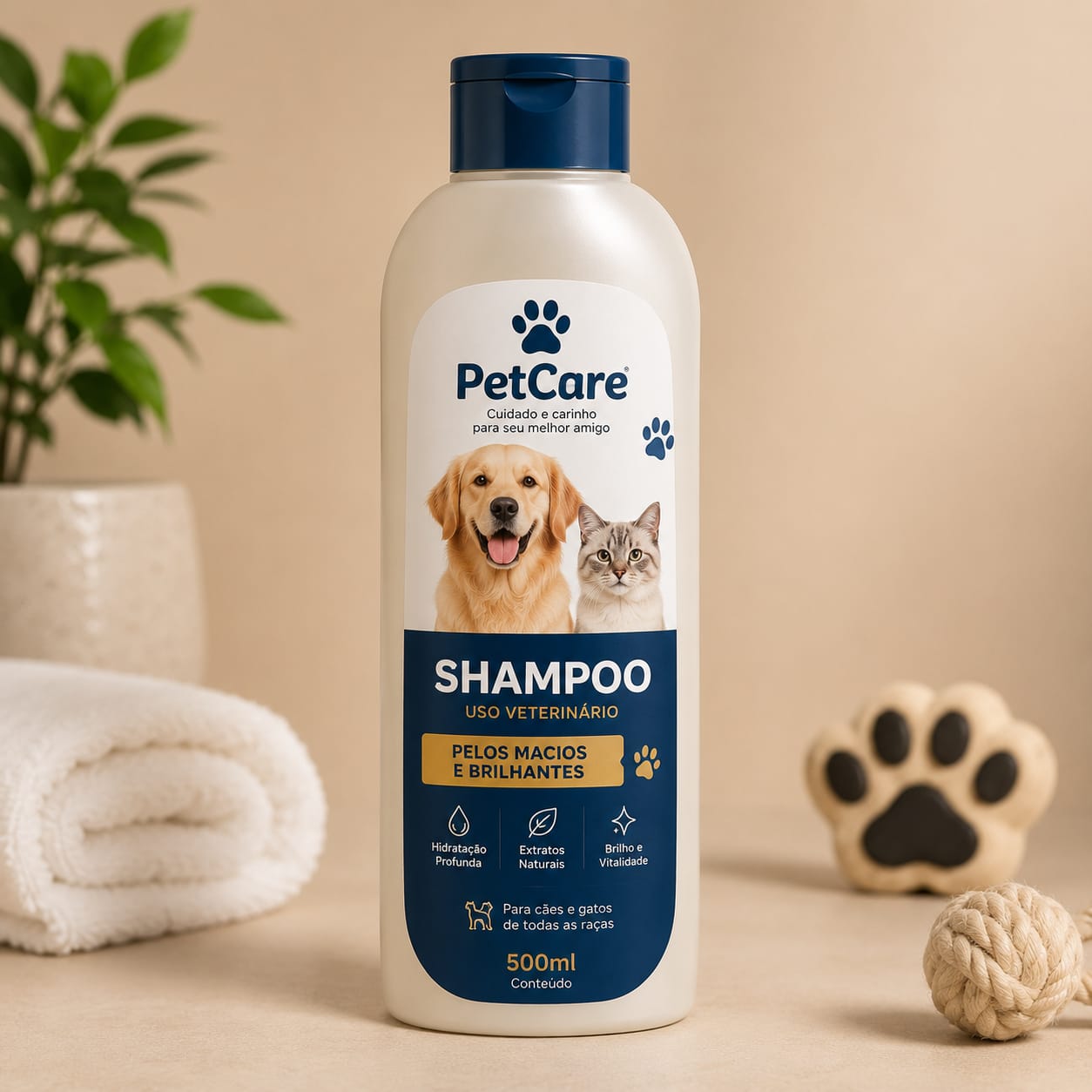 Shampoo pet para cães e gatos